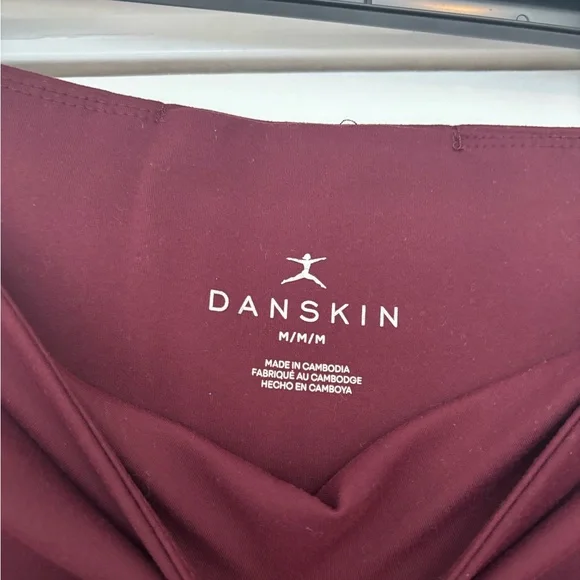 Danskin Wine Active Leggings & Cropped Tank Set - Picture 8 of 10